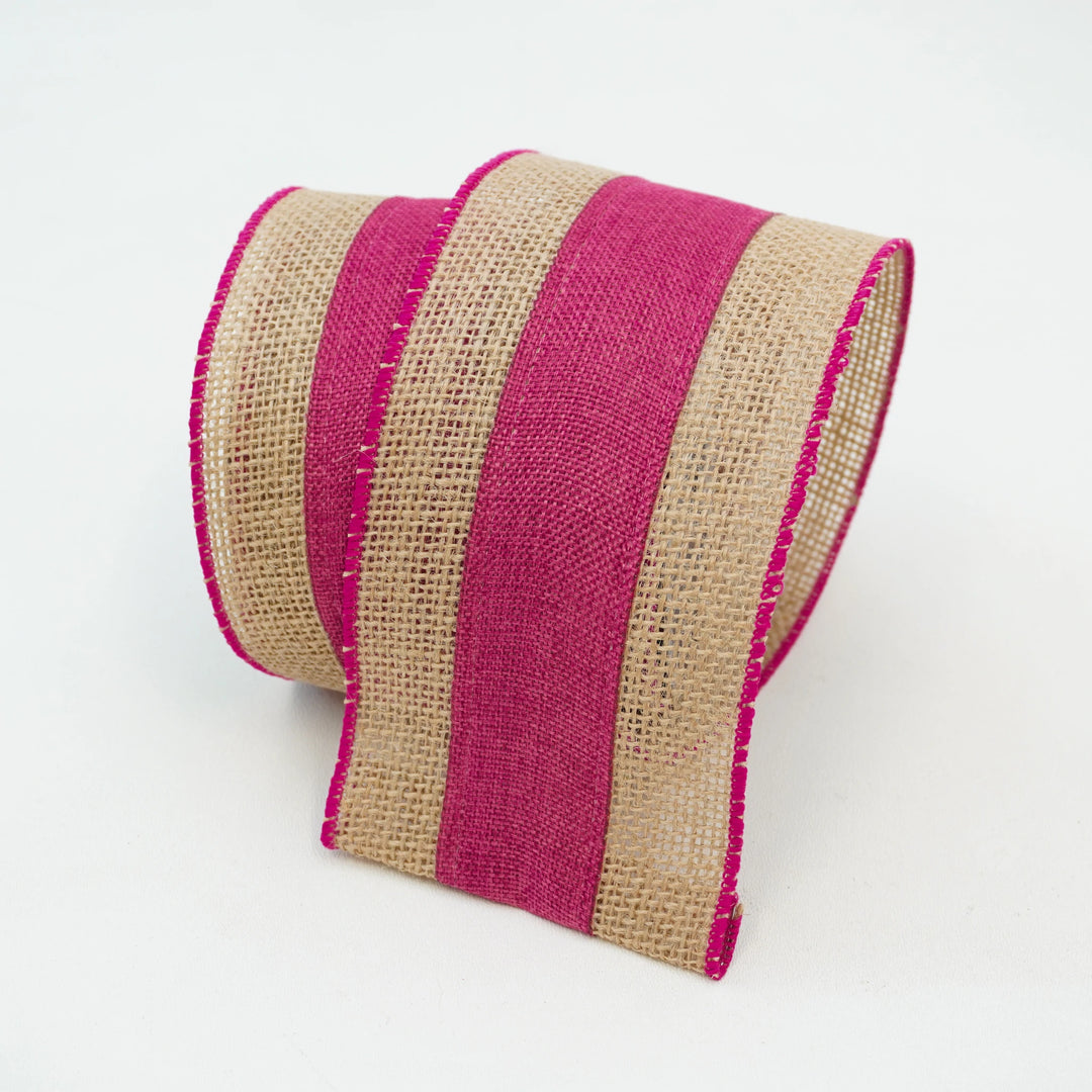4 x 10 Yds Hot Pink Velvet Luster Ribbon - Holiday Warehouse Ribbon
