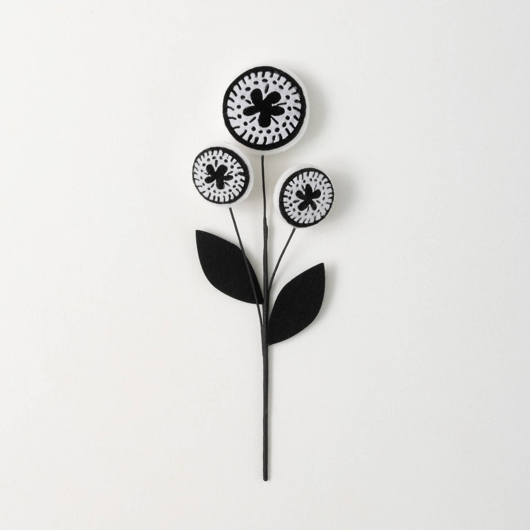 Round Top Collection 15" Metal Monochromatic Flowers - choice of 1